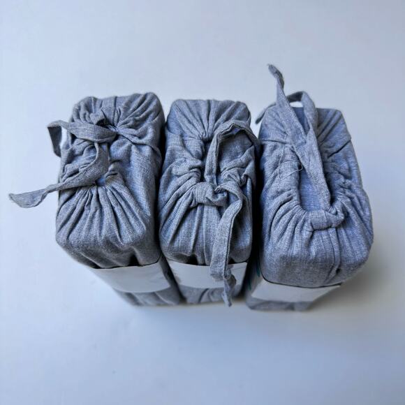 NWT Room Essentials Cotton Blend Gray King Size Pillow Cases 3 Boxes - Picture 4 of 5